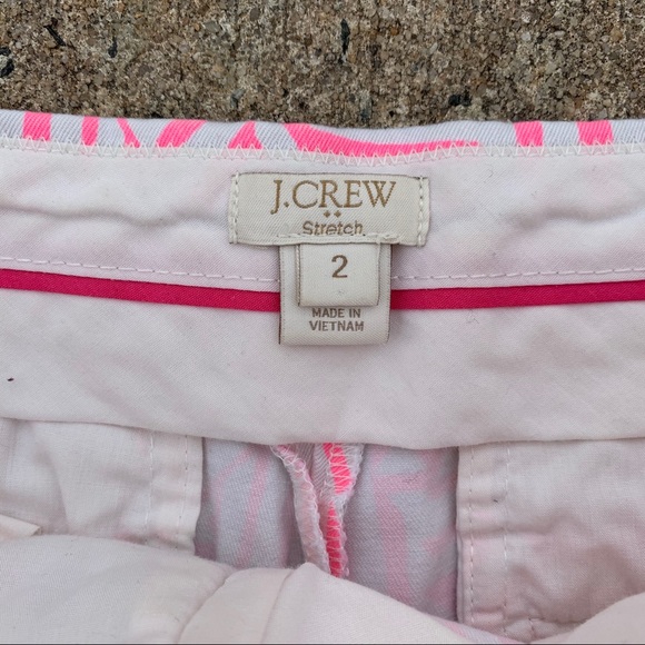 J. Crew Pink and Beige Tribal Print Shorts 2 - Picture 3 of 3